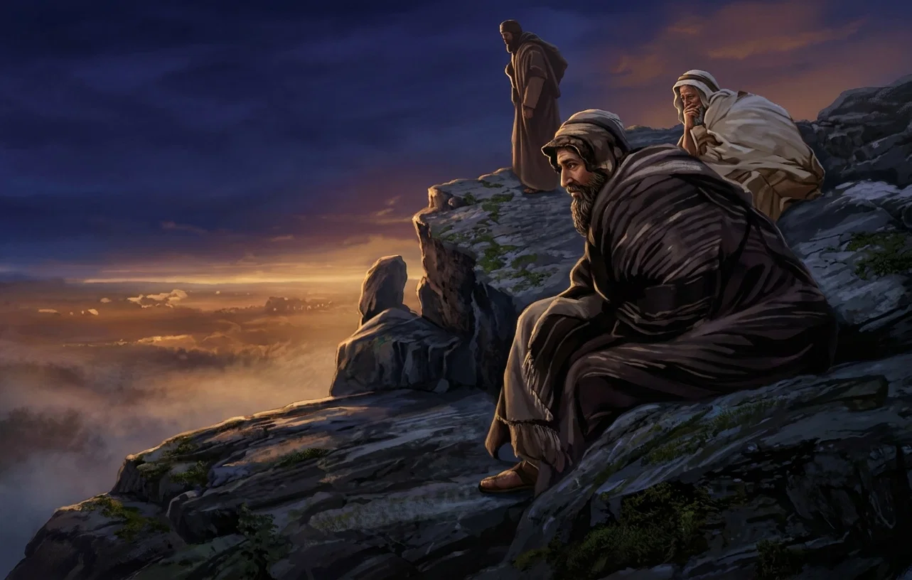 “Men sat unsolaced, and with longing eyes looked for the coming of the Deliverer.”