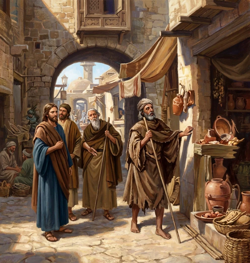 “Master, who did sin, this man, or his parents, that he was born blind?”