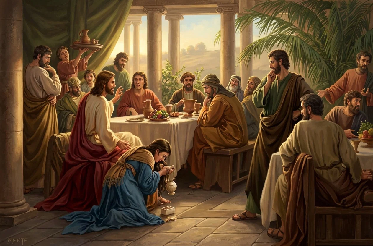 THE ANOINTING.

“She hath done what she could: she is come aforehand to anoint My body to the burying.”