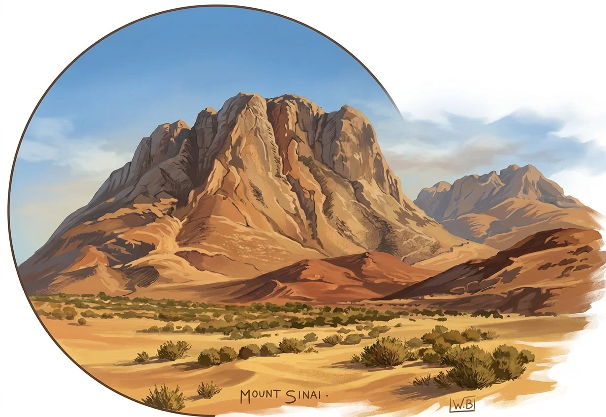“The law was proclaimed from Sinai.”
