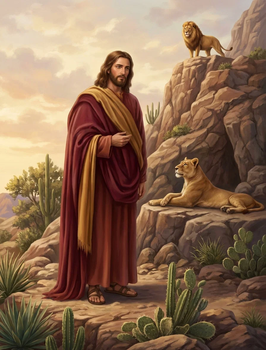 “And He was with the wild beasts.”