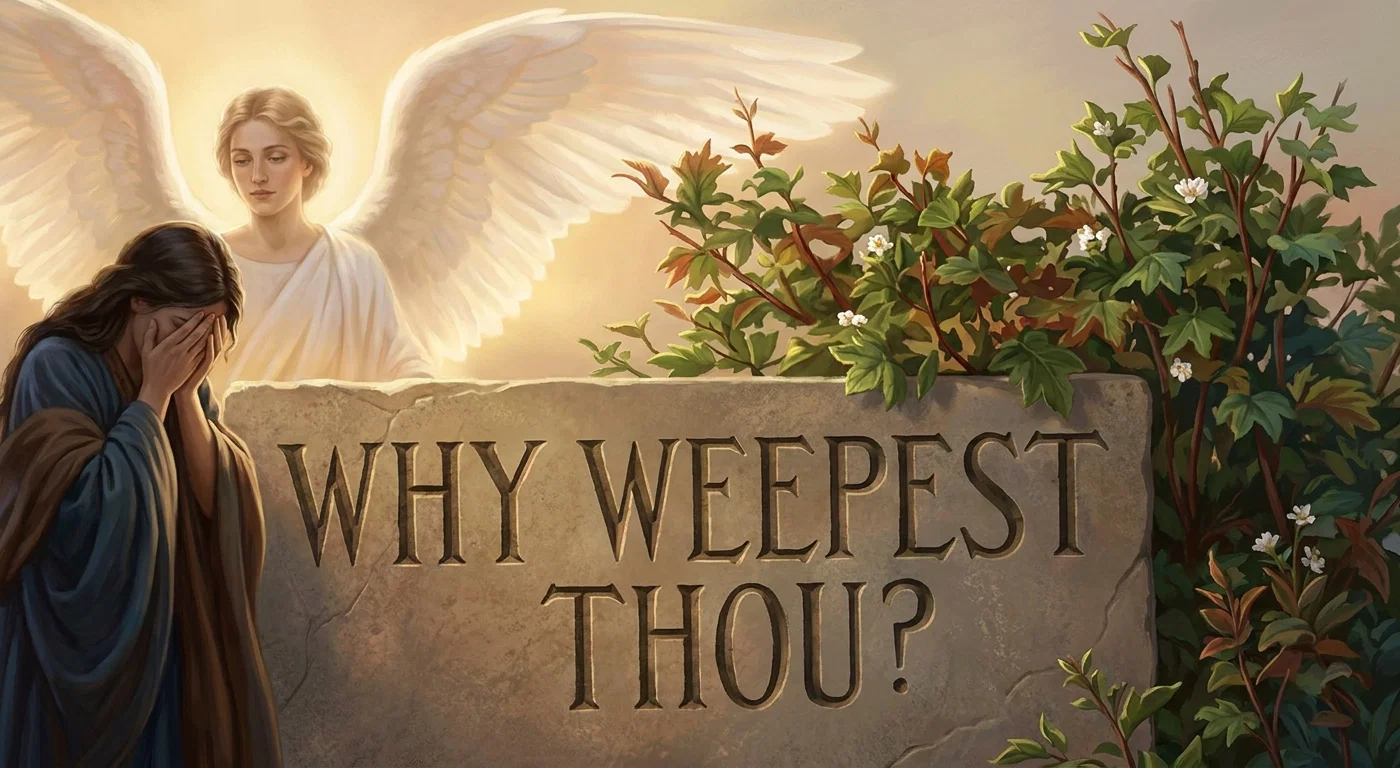 WHY WEEPEST THOU?