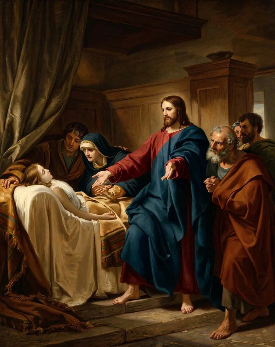 THE LIFE-GIVER.

“Damsel, I say unto thee, Arise.”