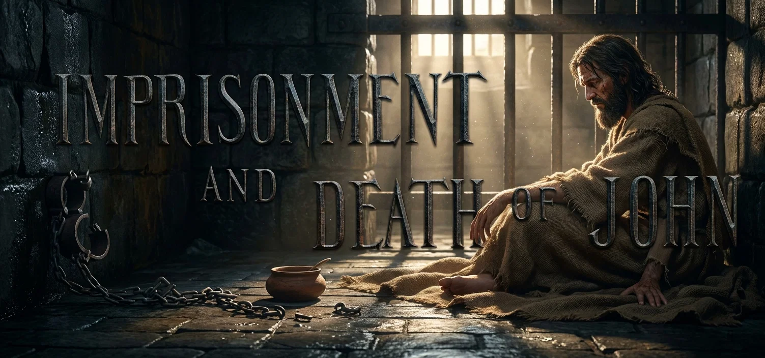 IMPRISONMENT AND DEATH OF JOHN