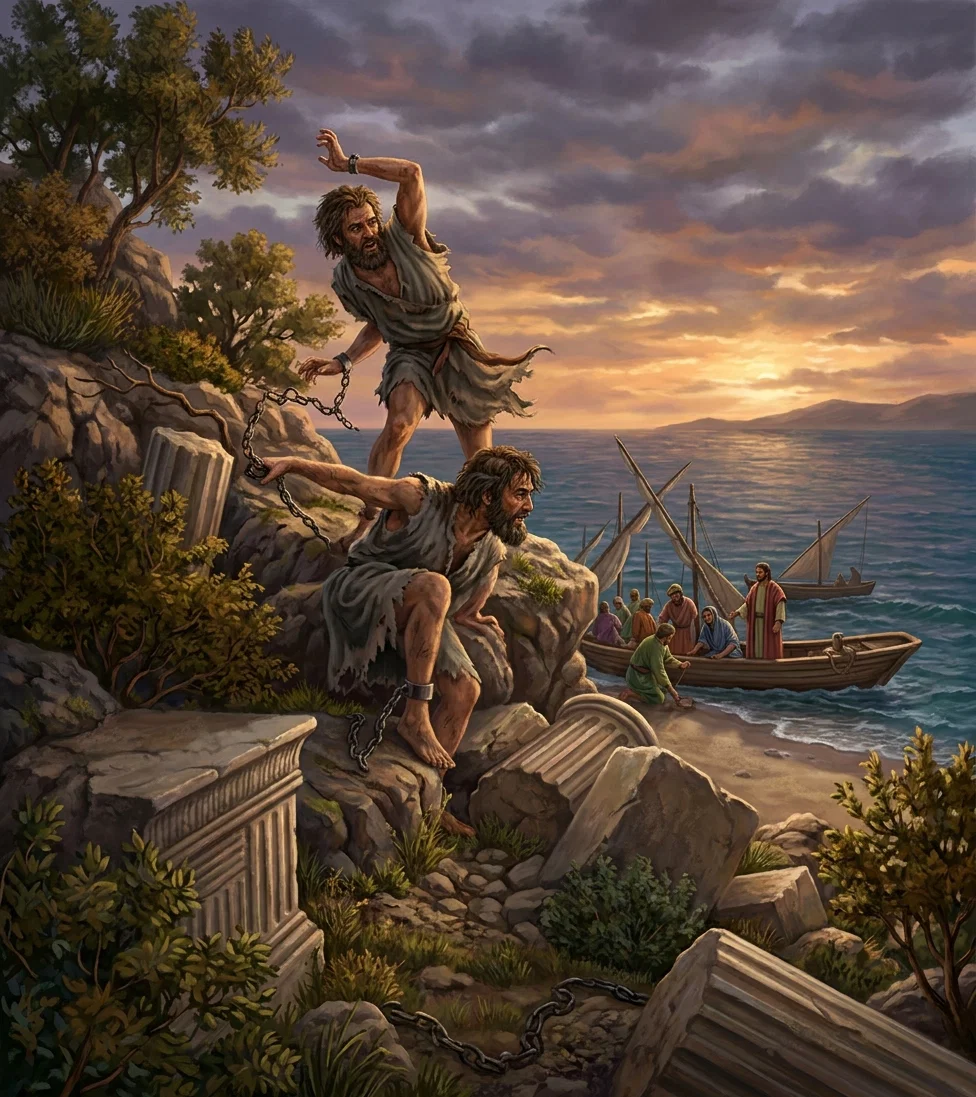 “Their eyes were greeted by a sight more terrible than the fury of the tempest.”
