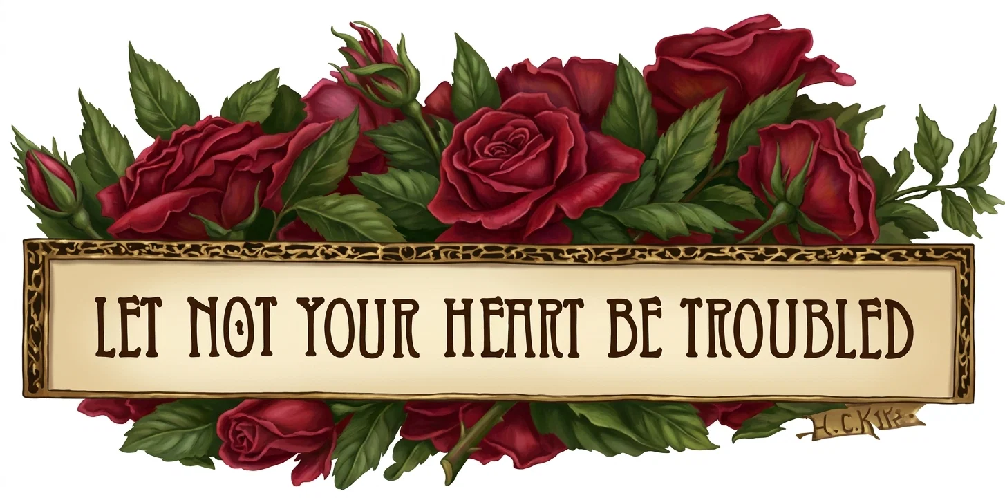 LET NOT YOUR HEART BE TROUBLED