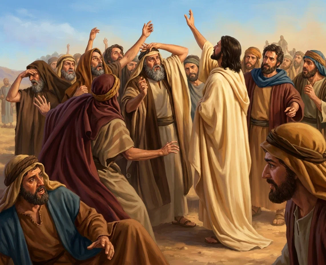 "The words of praise and exaltation die on their lips."