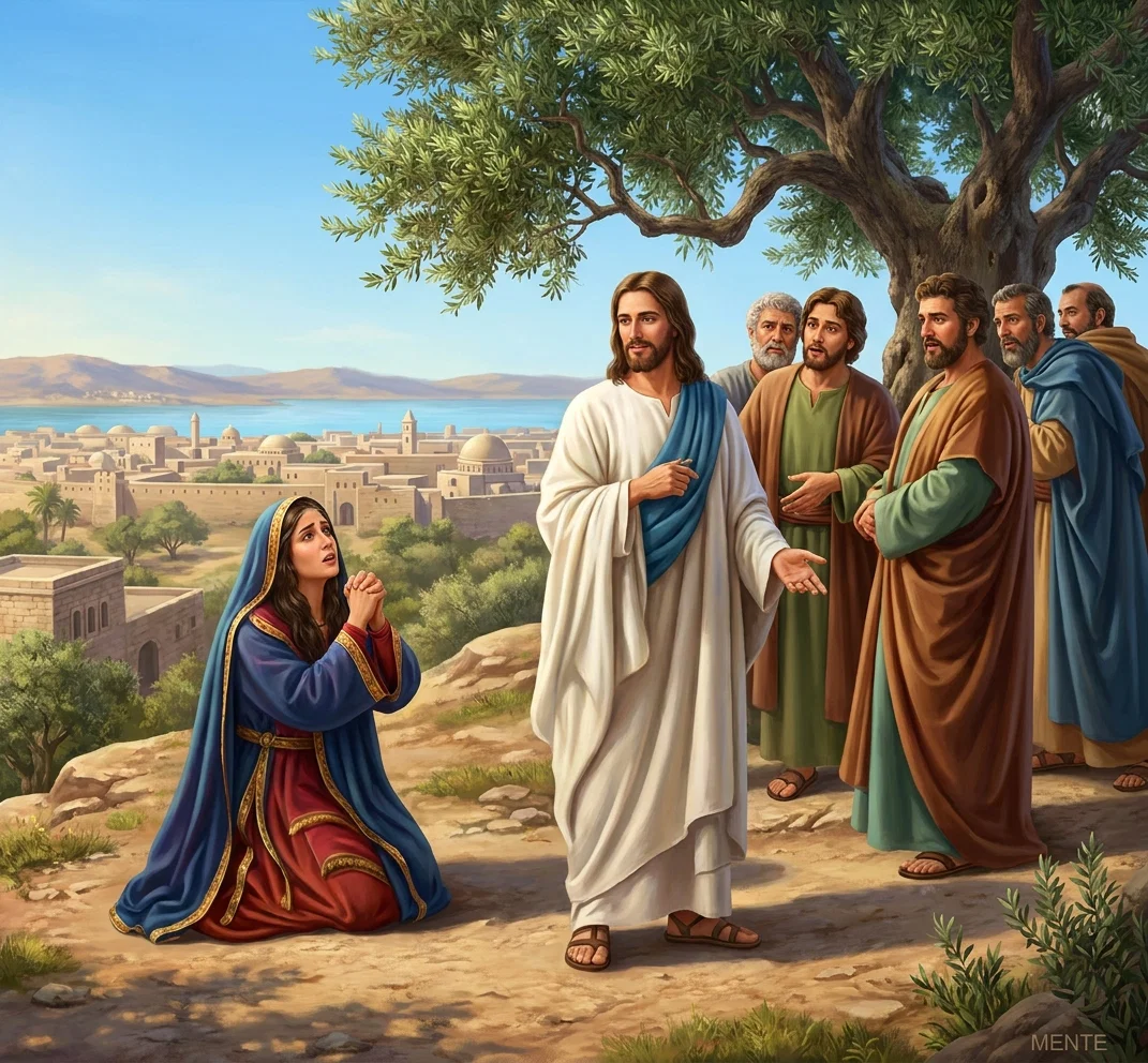 “Bowing at Christ’s feet, and crying, ‘Lord, help me.’”