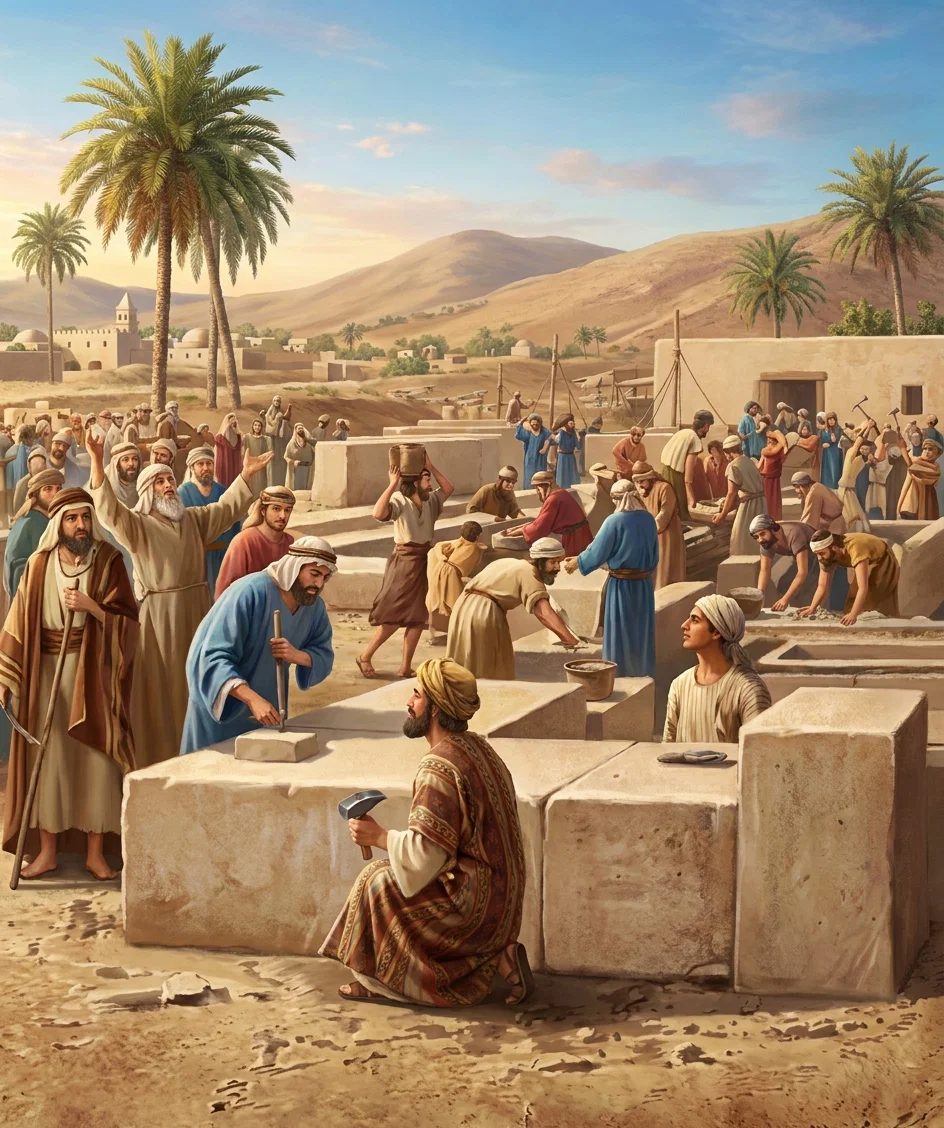 “I lay in Zion . . . a sure foundation.”