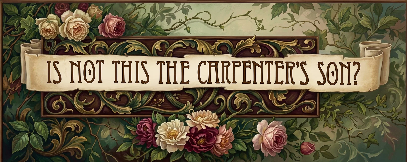 IS NOT THIS THE CARPENTER'S SON?