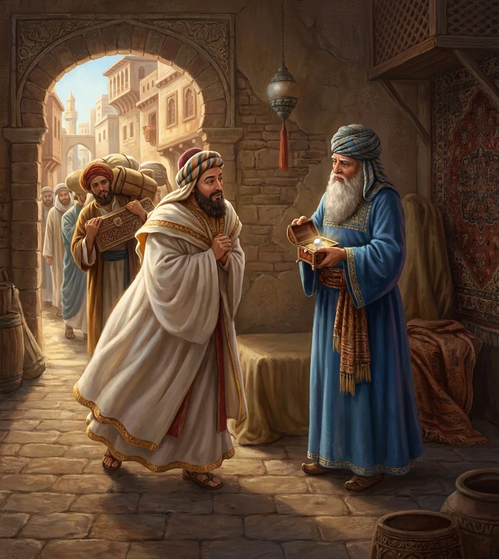 The merchantman, “when he had found one pearl of great price, went and sold all that he had, and bought it.”