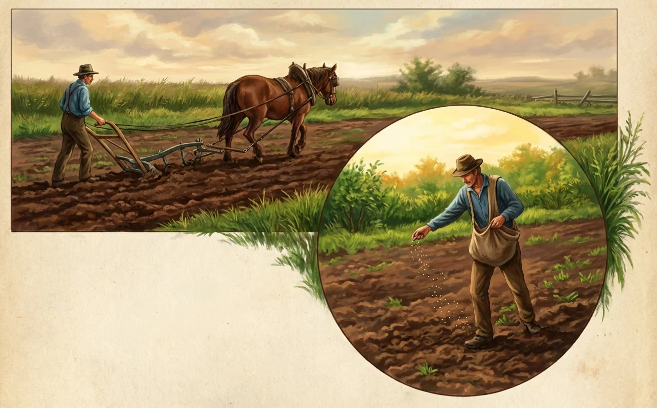 “He has wisdom for him who drives the plow and sows the seed.”