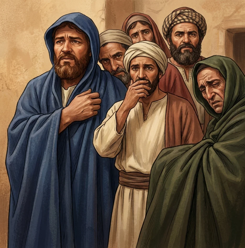 “The robber with the seal of guilt upon his face.”