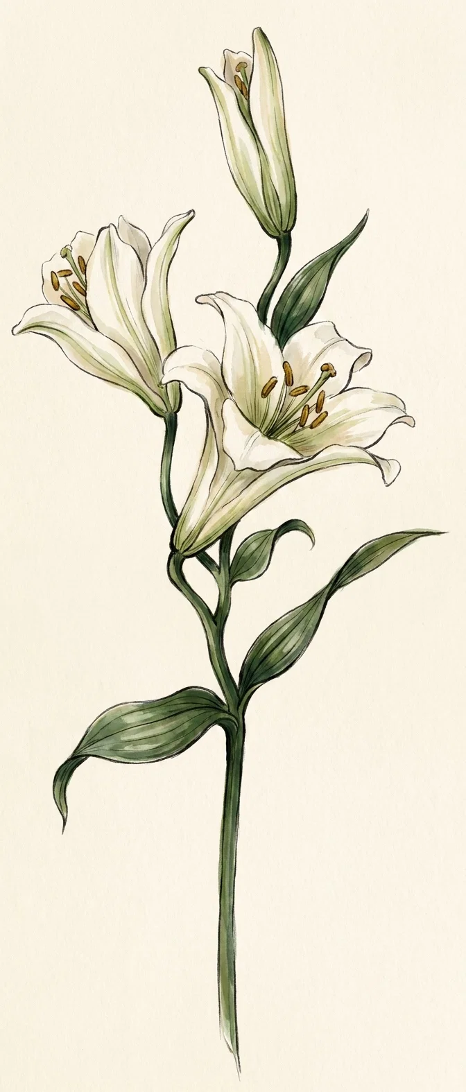 “He desires us to read it in every lily.”