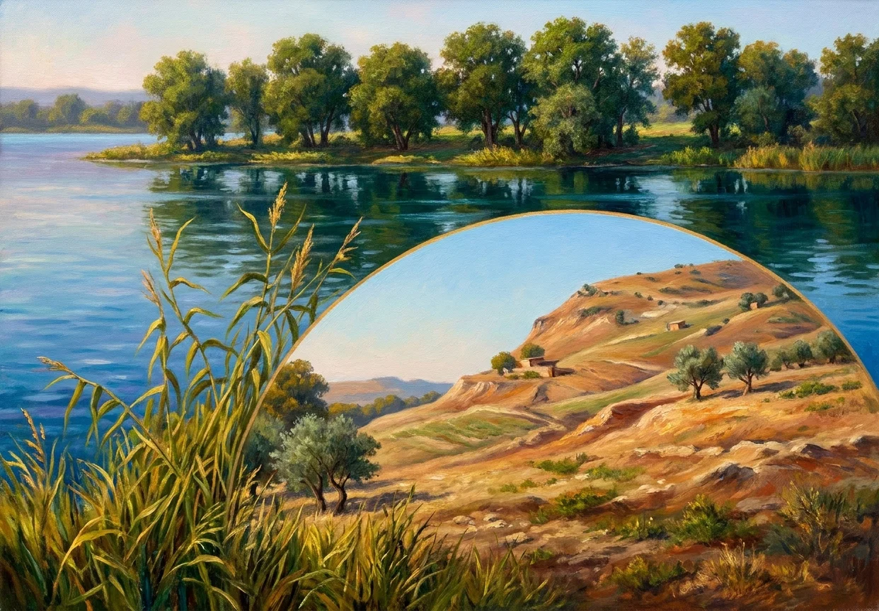 “Christ taught His disciples by the lake, on the mountain-side.”