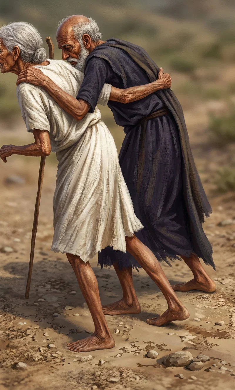 “They came . . . supported by friends.”