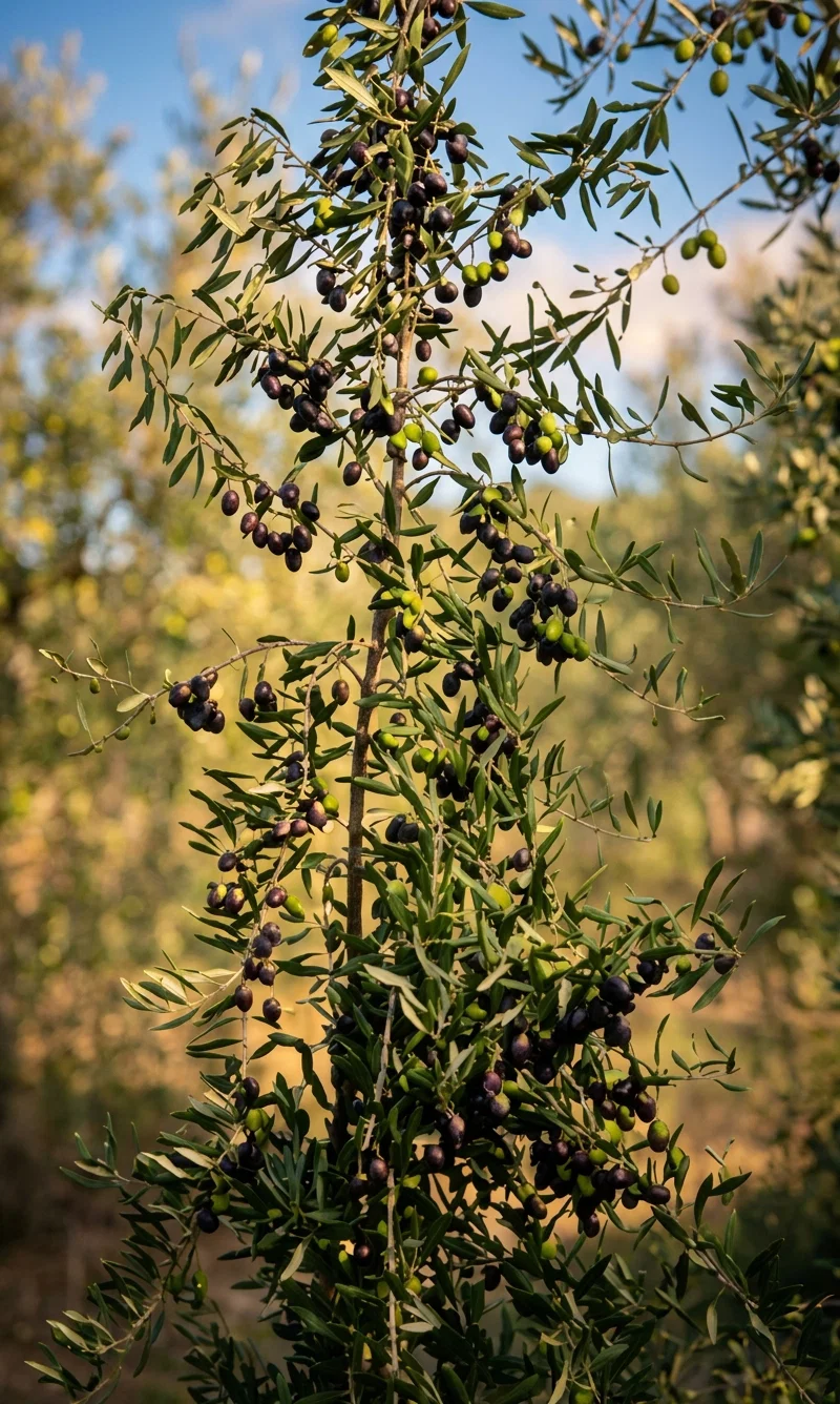 A fruitful olive bough