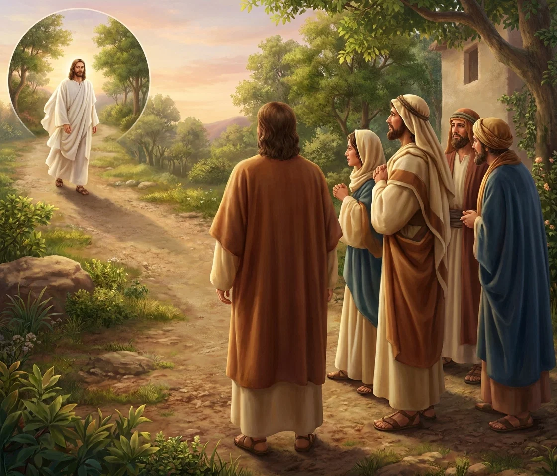 “As He returned from the hours of prayer, . . . they marked the look of peace upon His face.”