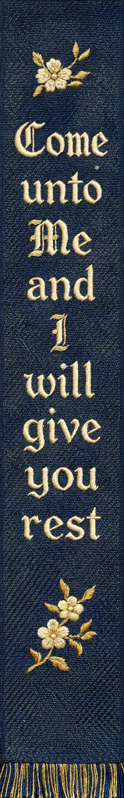 Come unto Me and I will give you rest