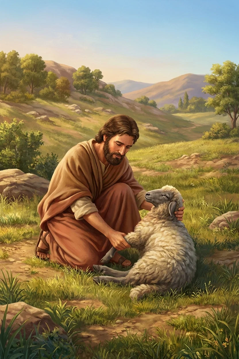 As a shepherd “ he learned to care for the weak, . . . to seek after the straying.”