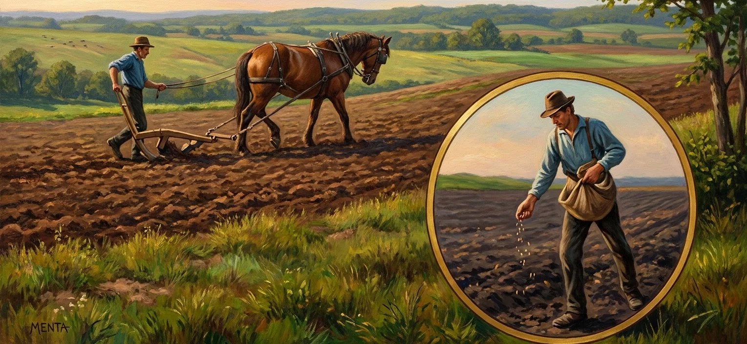 “He that tilleth his land shall be satisfied with bread, . . . And the recompense of a man's hands shall be rendered unto him.”