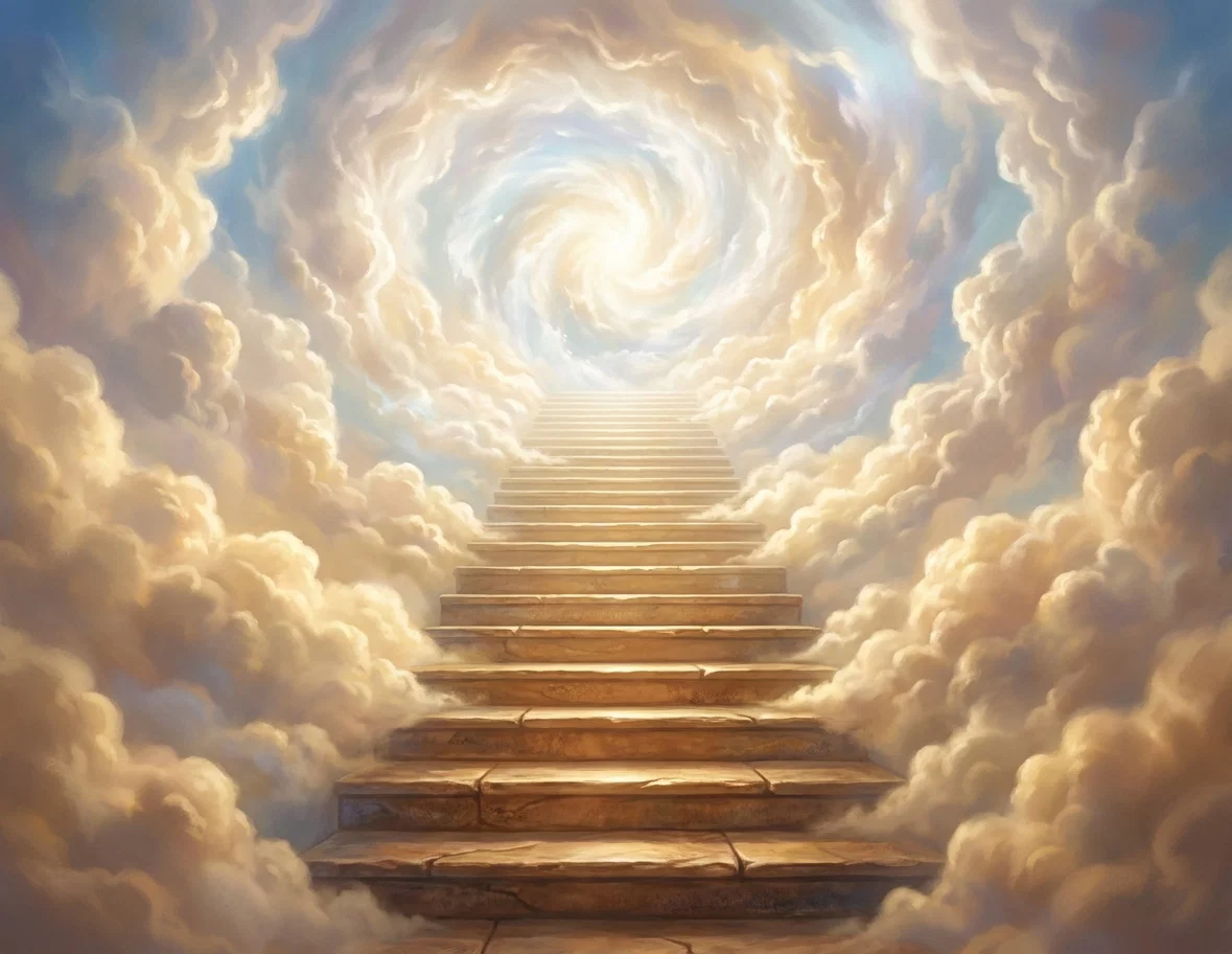 “ He dreamed, and behold a ladder.”