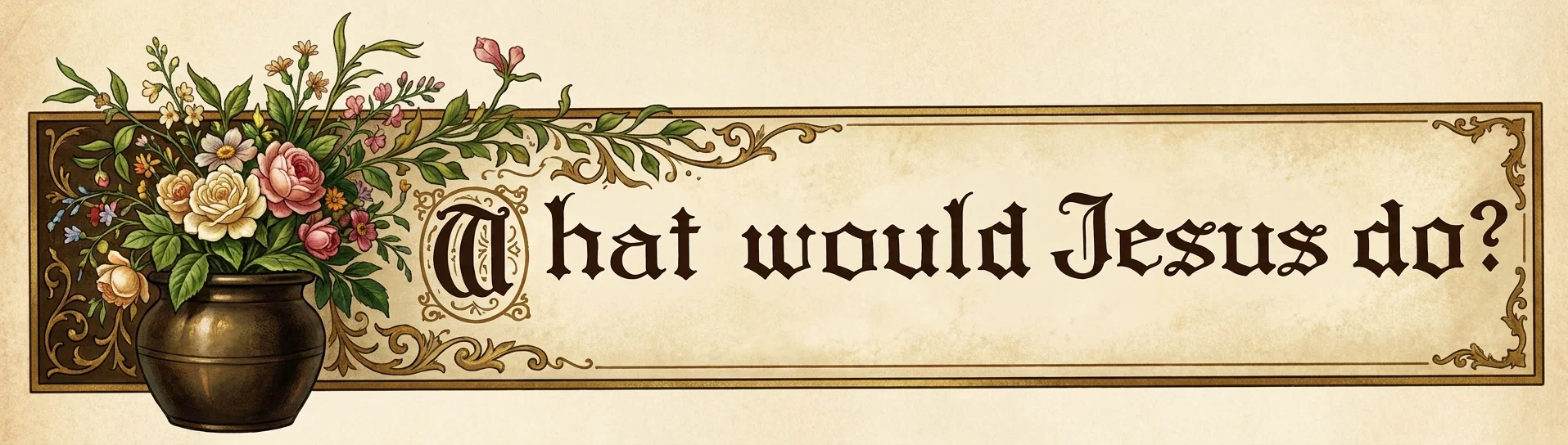 What would Jesus do?