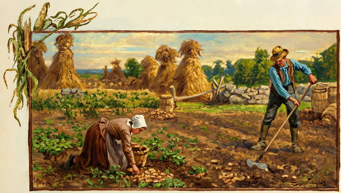Nature's abundant store in field and garden