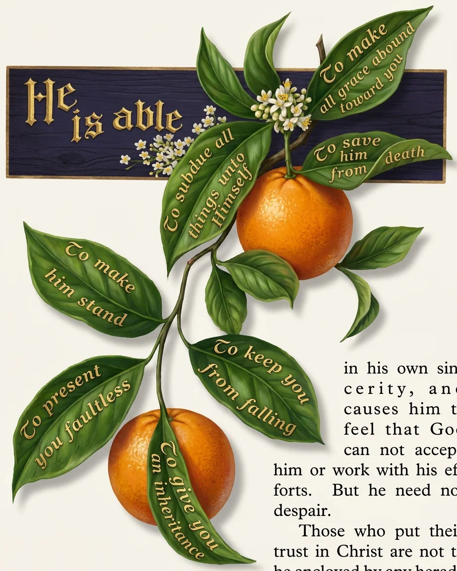 **He is able**

*Go and make all grace abound in your life*

*O save him from defeat*

*Go make him strong*

*Go rescue him from failures*

*Go keep him from falling*

*Go and give him strength*