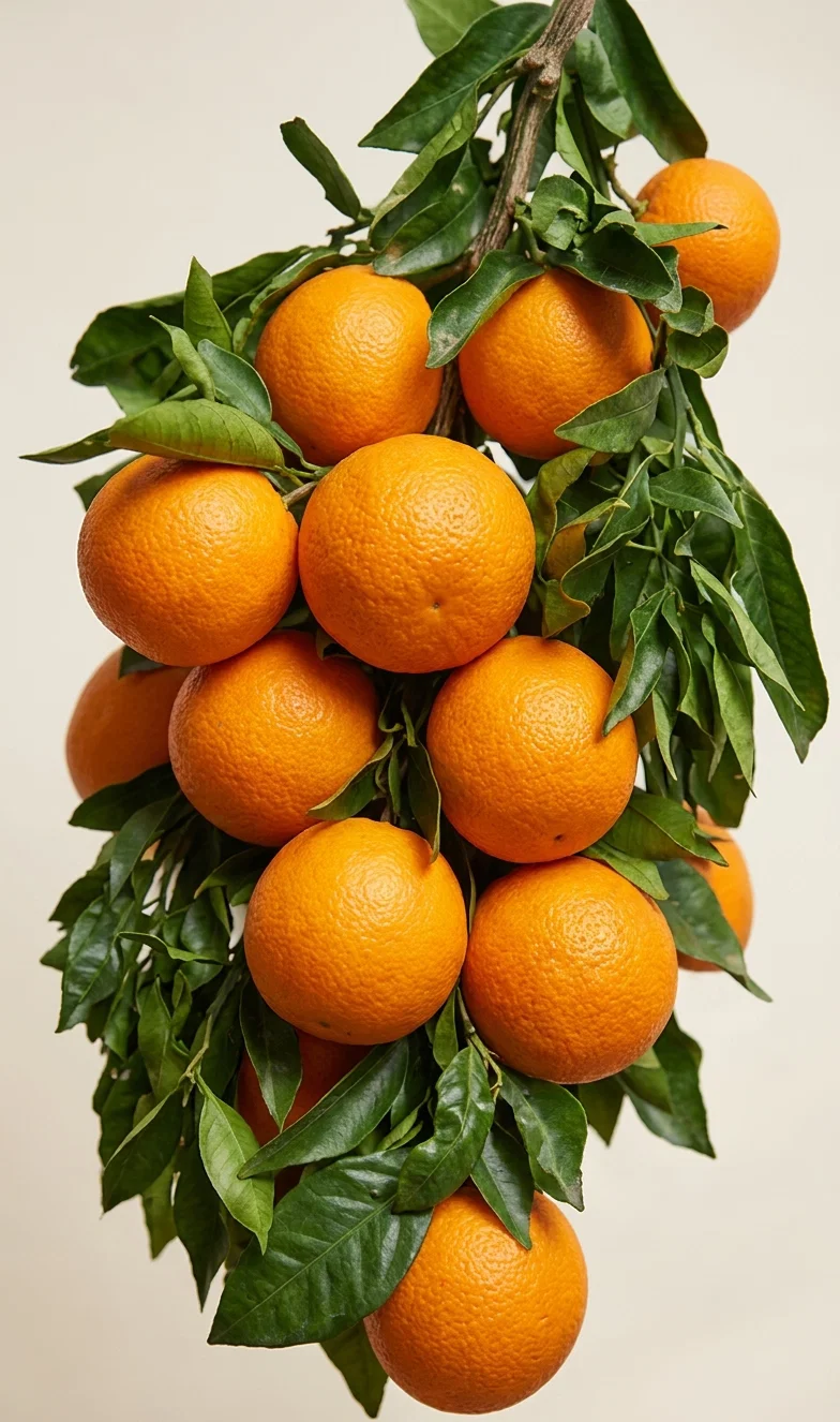 A fruitful orange bough