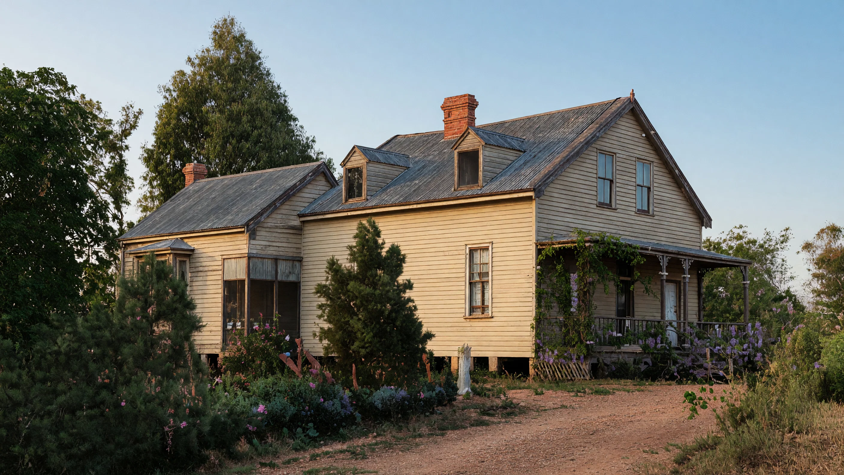 A view of “Sunnyside,” the Australian home of Mrs. White at Cooranbong, New South Wales, 1895-1900.