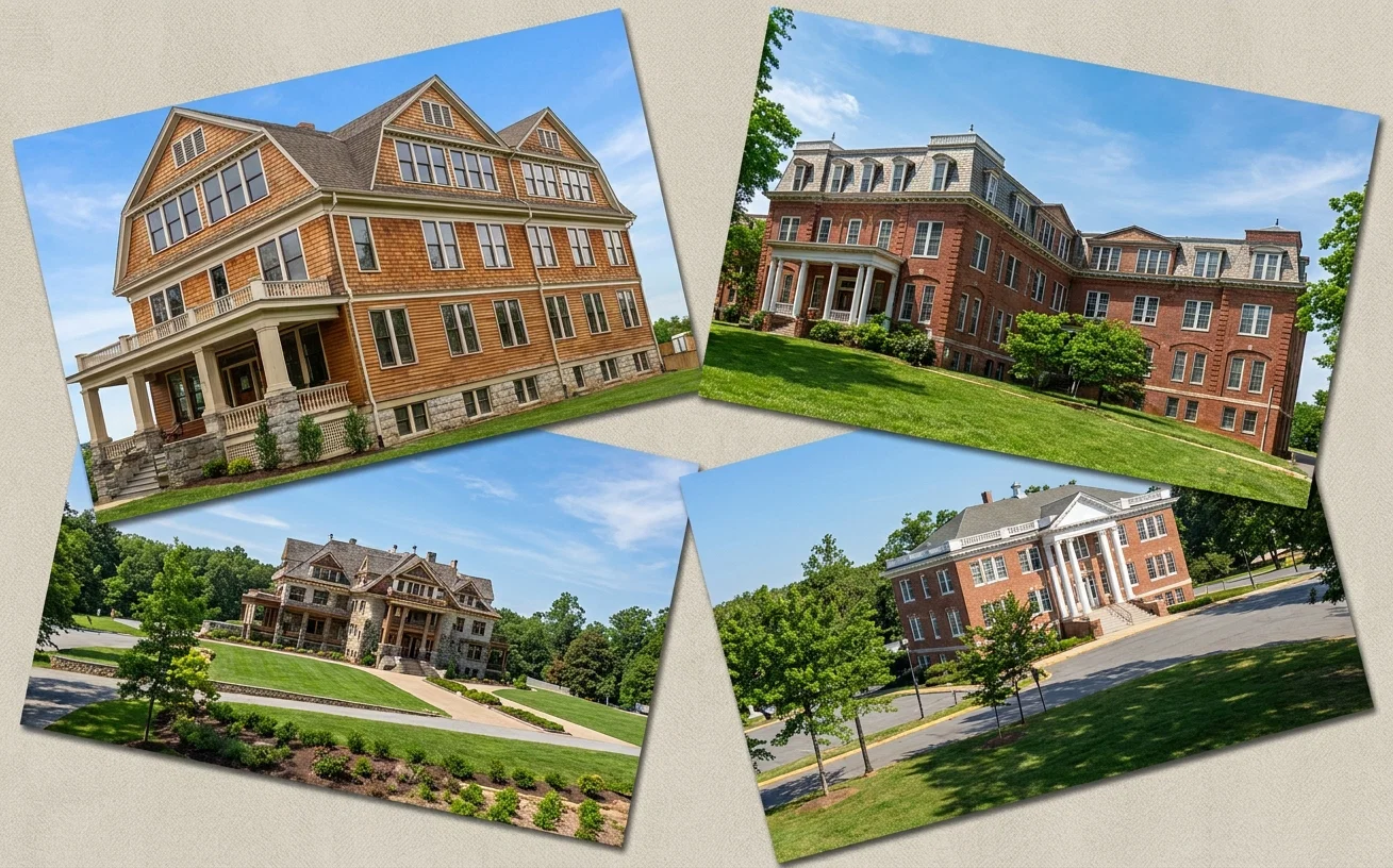 Seventh-day Adventist Buildings, Takoma Park, D. C. — General Conference Offices; Washington Sanitarium; Review and Herald Publishing House; Washington Missionary College.