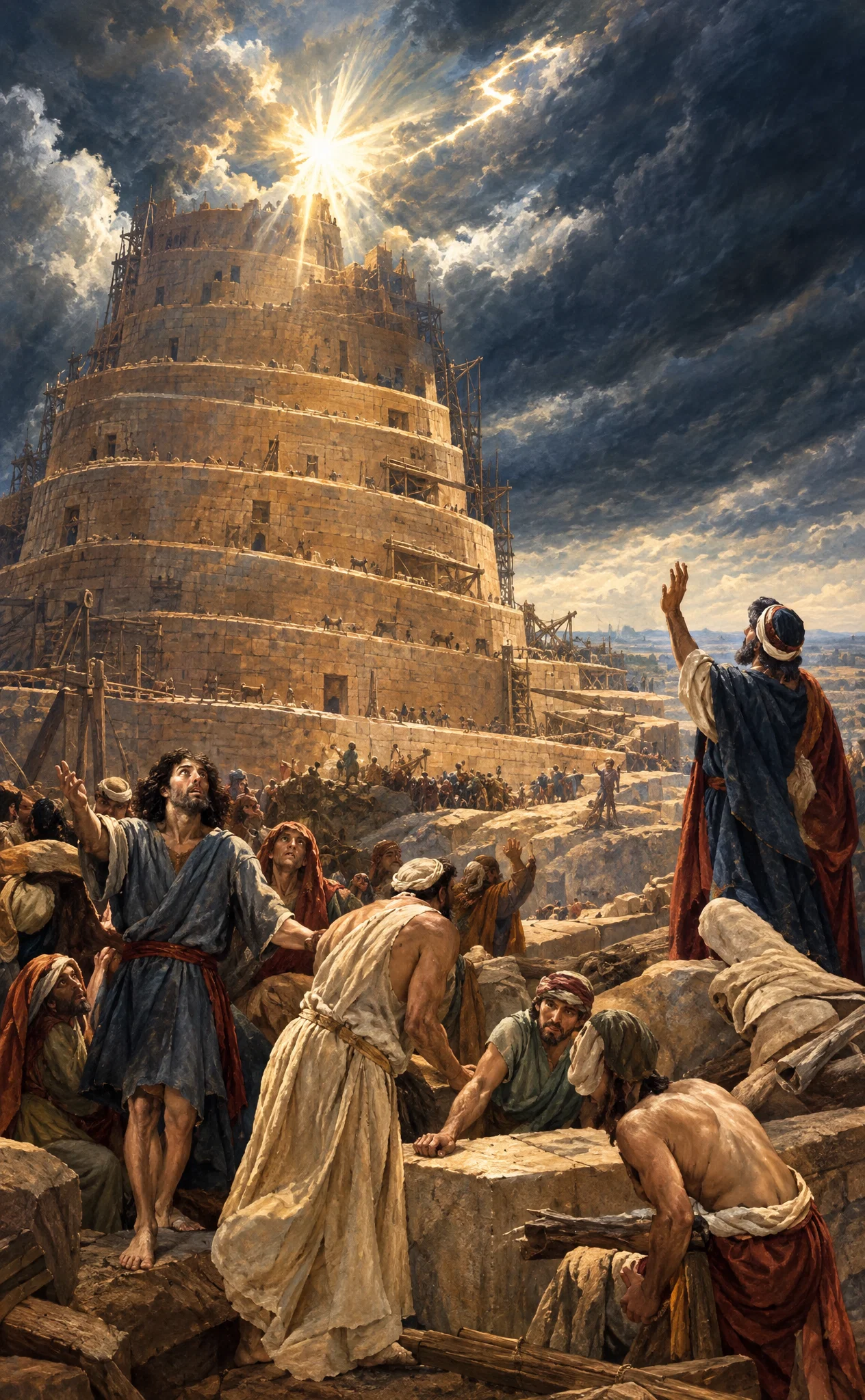 THE TOWER OF BABEL
“The schemes of the Babel-builders ended in shame and defeat.”