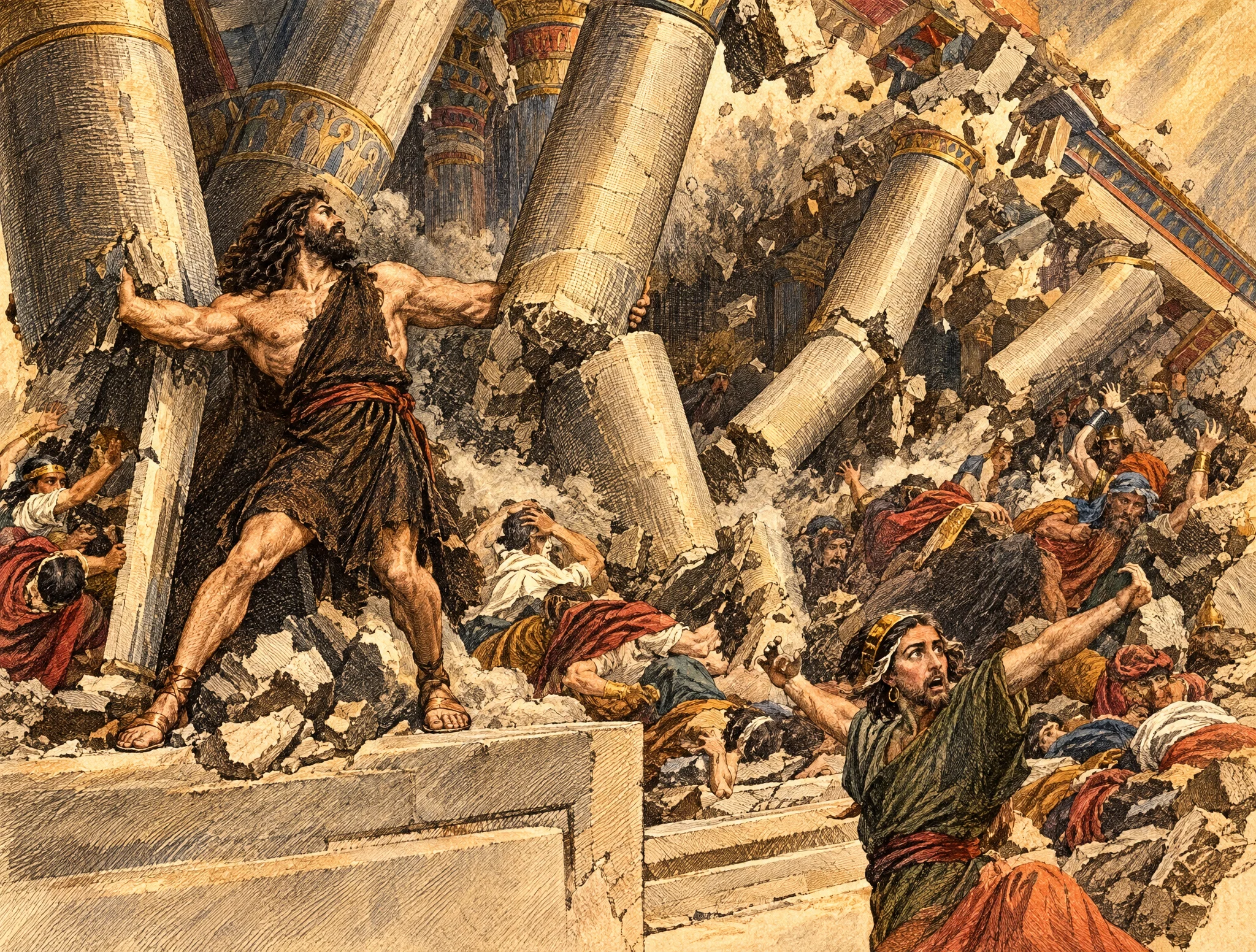 “Let me die with the Philistines.”