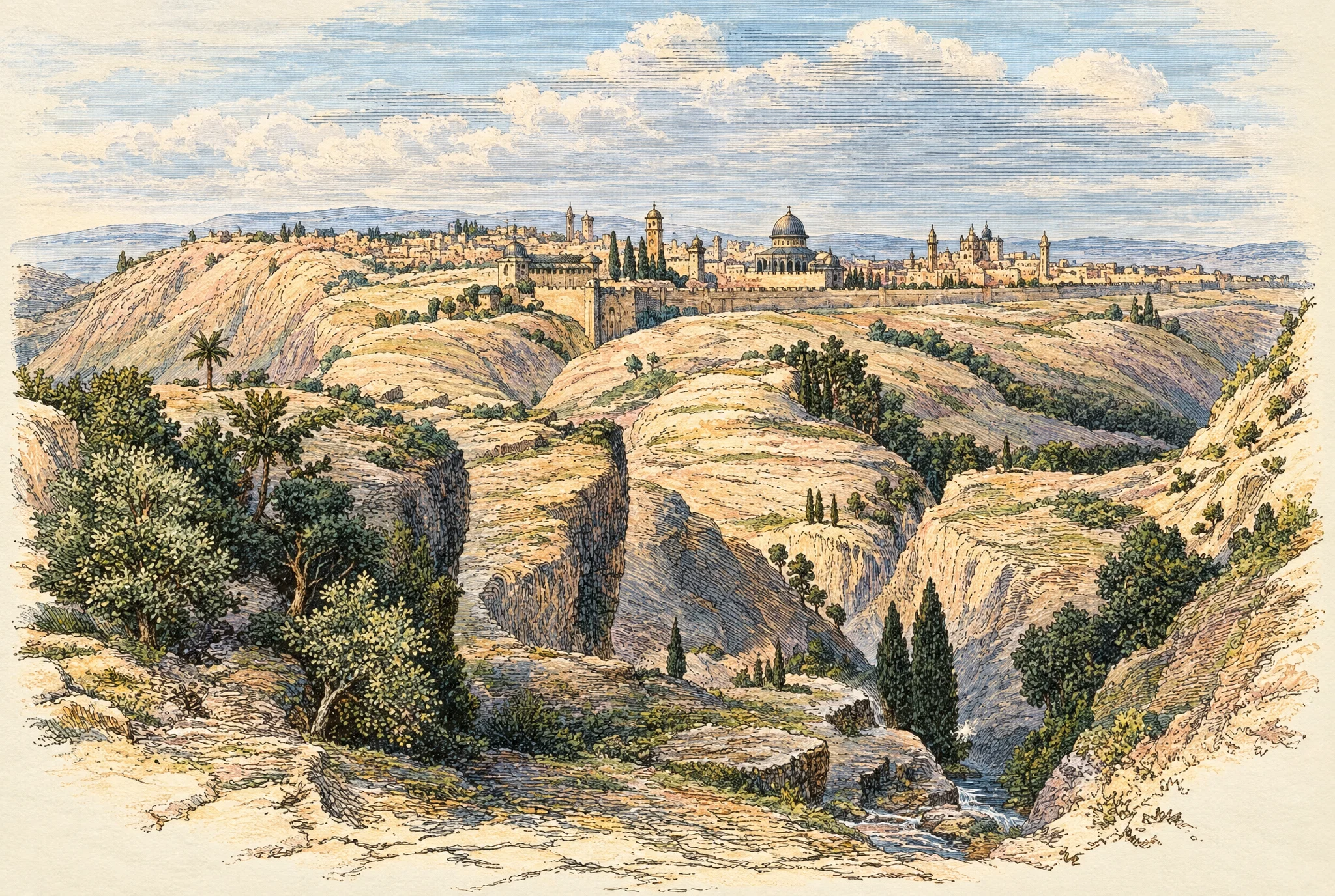 “As the mountains are round about Jerusalem, so the Lord is round about his people.”