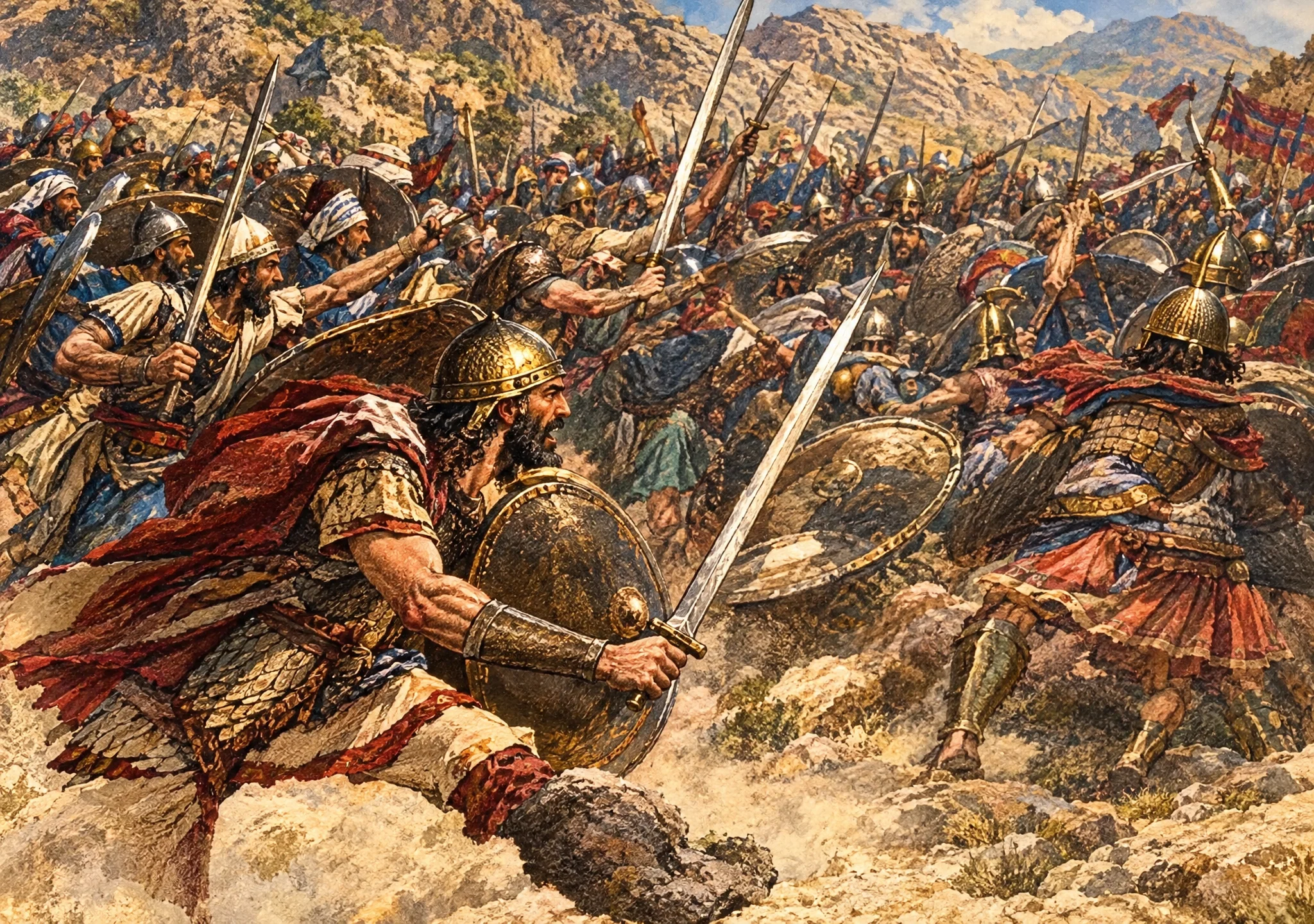 “They rushed upon the enemy with the terrible war-cry, ‘The sword of the Lord, and of Gideon.’”