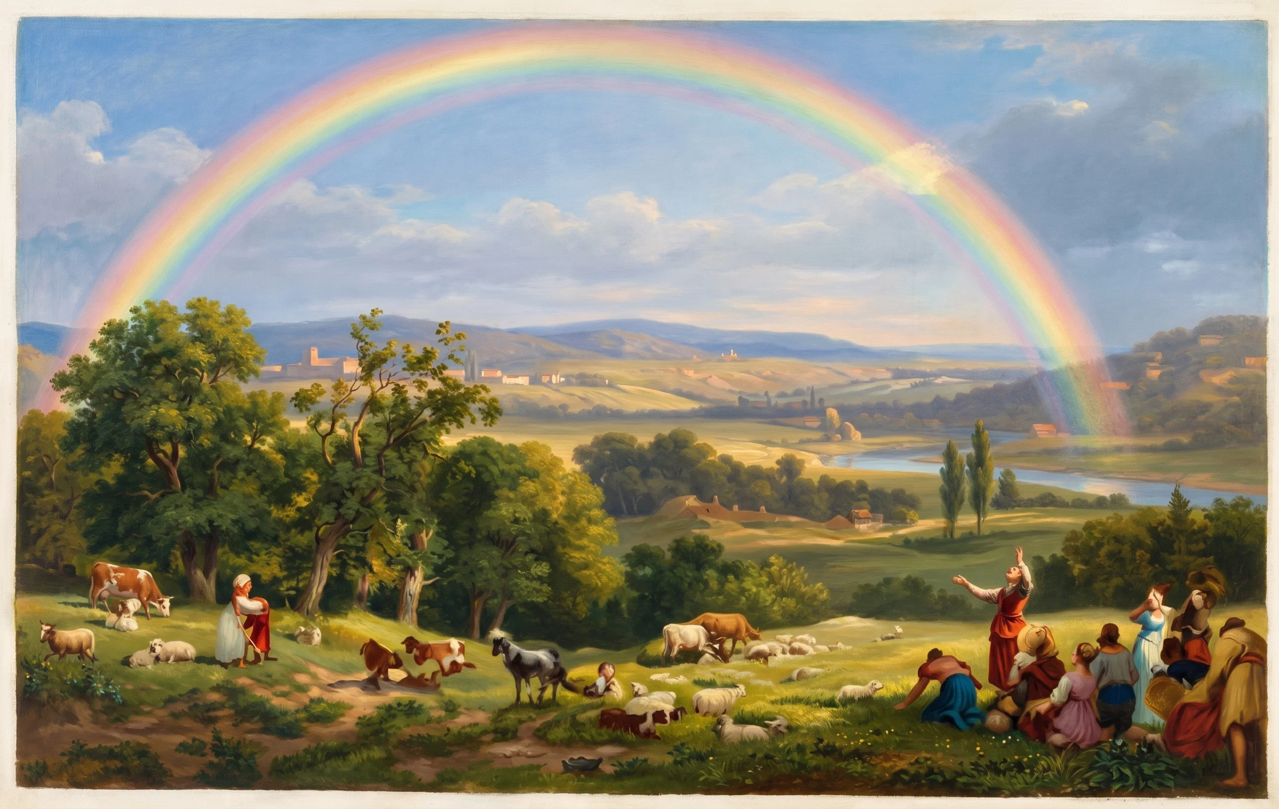 “I do set my bow in the cloud, . . . and I will look upon it, that I may remember the everlasting covenant between God and every living creature.”