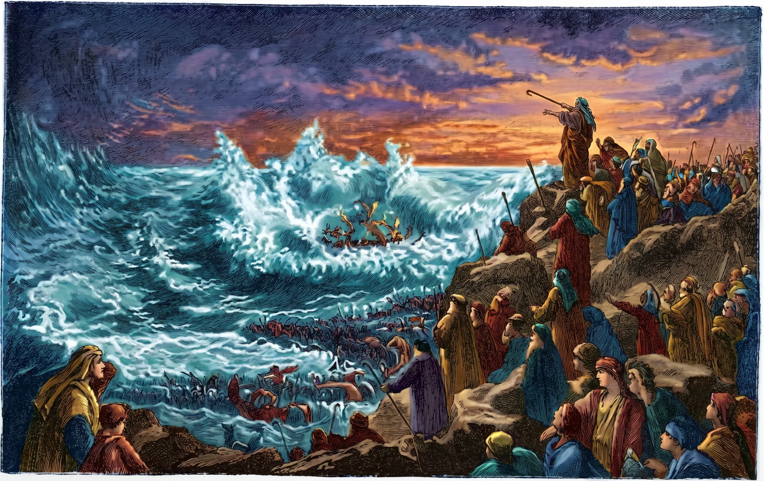 DELIVERANCE OF ISRAEL AT THE RED SEA
“The path where God leads the way may be through the desert or the sea, but it is a safe path.”