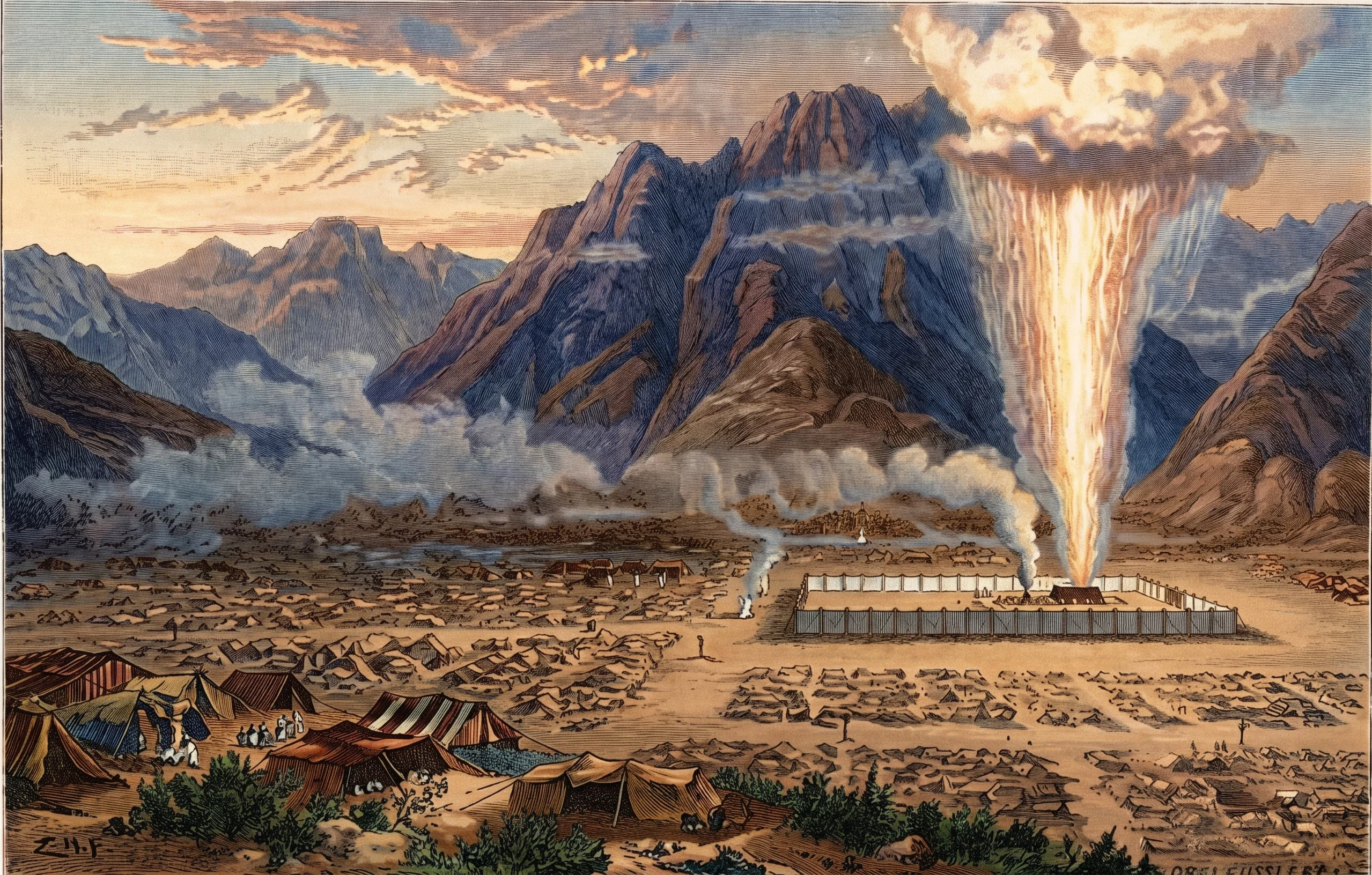 THE CAMP OF ISRAEL

“Never has Christ given to the sons of men more open manifestations of his power and glory than when he alone was acknowledged as Israel’s ruler, and gave the law to his people.”