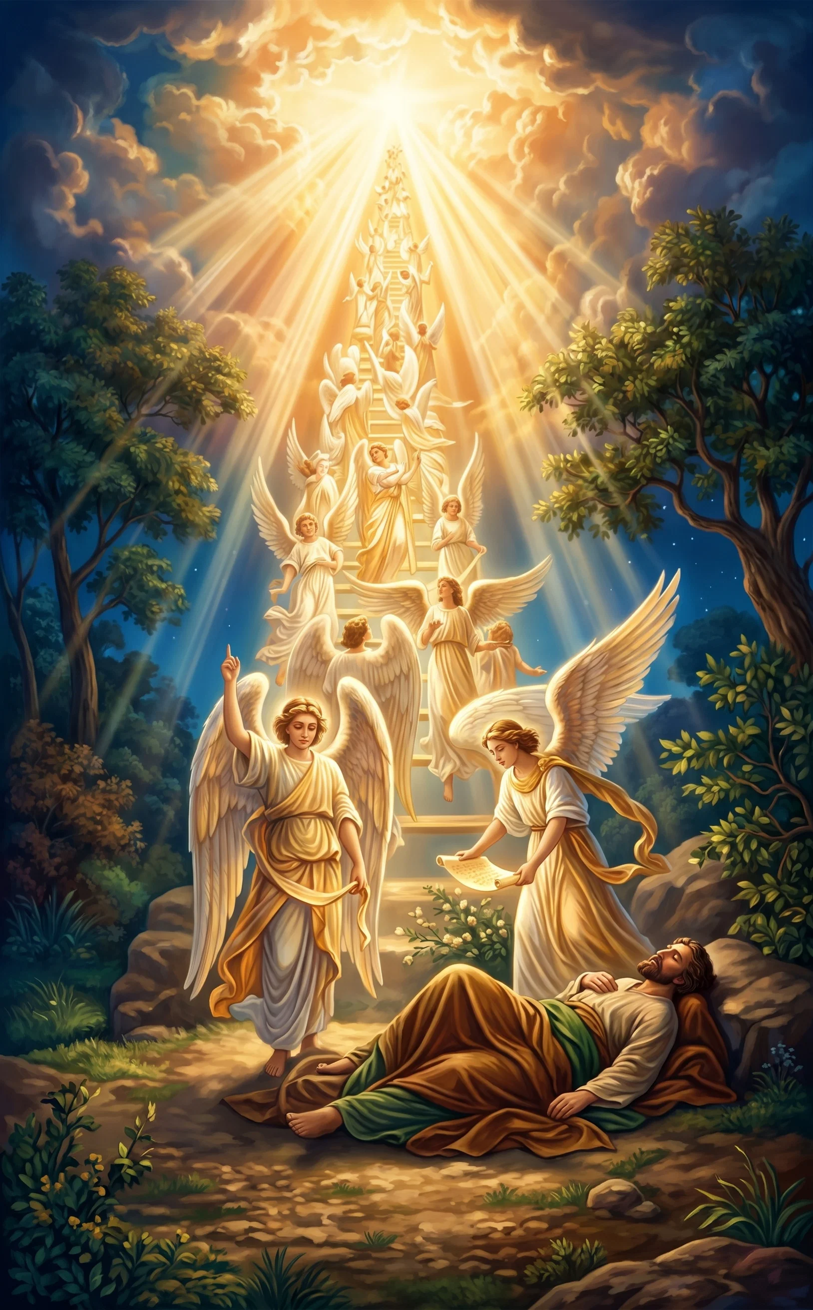 JACOB'S DREAM
“In this vision the plan of redemption was presented to Jacob.”